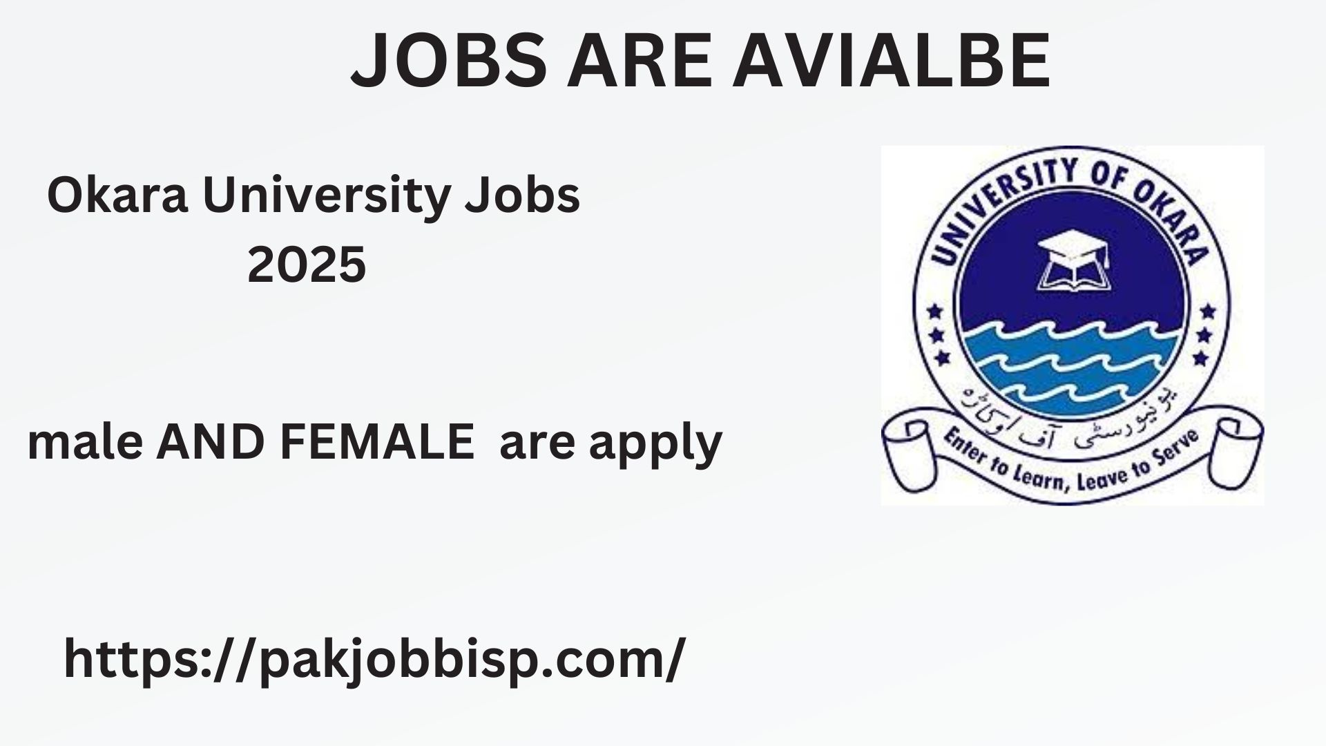 Okara University Jobs 2025