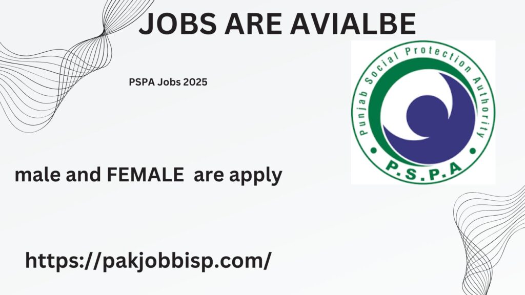 PSPA Jobs 2025