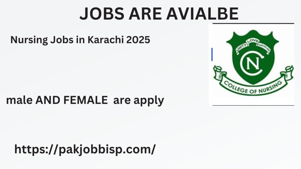 Nursing Jobs in Karachi 2025