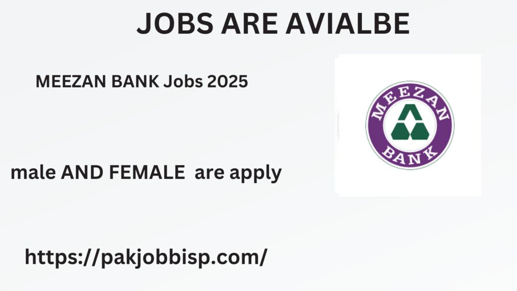 MEEZAN BANK JOBS 2025