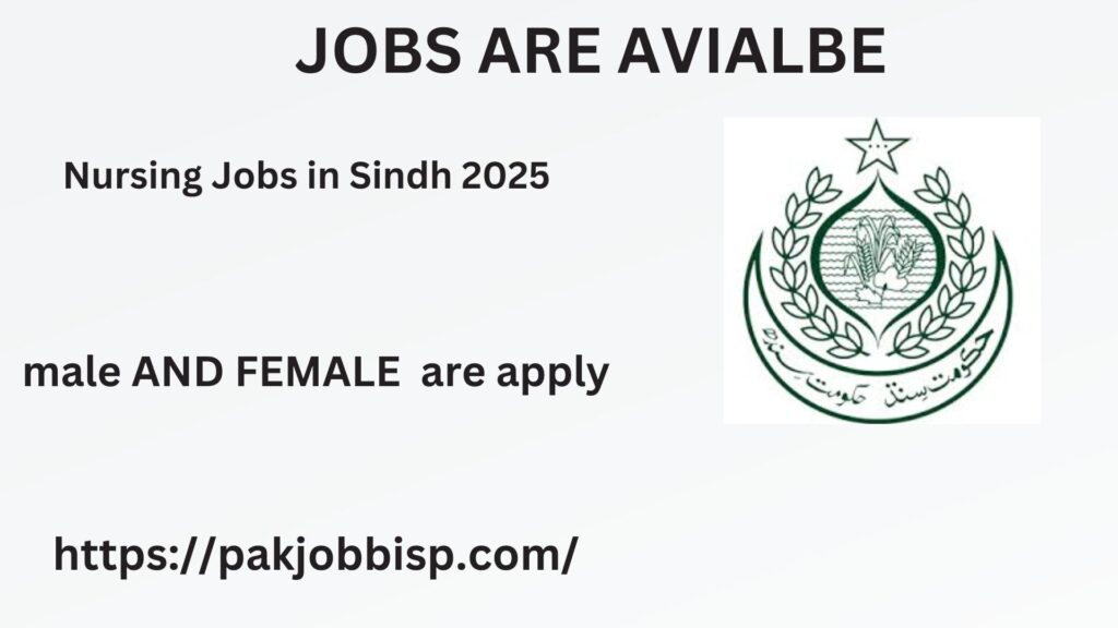 Nursing Jobs in Sindh 2025